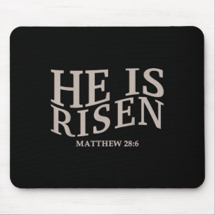 Toddler He Is Risen Christian Easter God Sister Da Mouse Pad