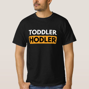 Toddler Hodler Crypto Dogecoin Bitcoin Ethereum T-Shirt