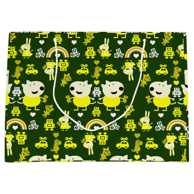 Toddler Home Décor Large Gift Bag (Front)