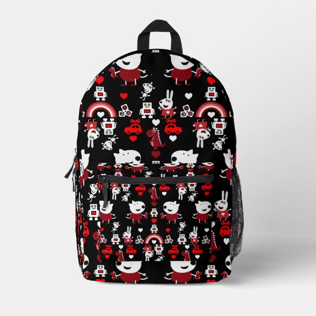 Toddler Home Décor Printed Backpack (Front)