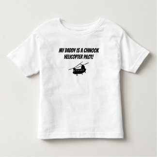 Toddler Kids Chinook Daddy Helicopter Military Toddler T-Shirt