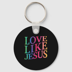 Toddler Love Like Jesus Christian God Son Sister G Key Ring