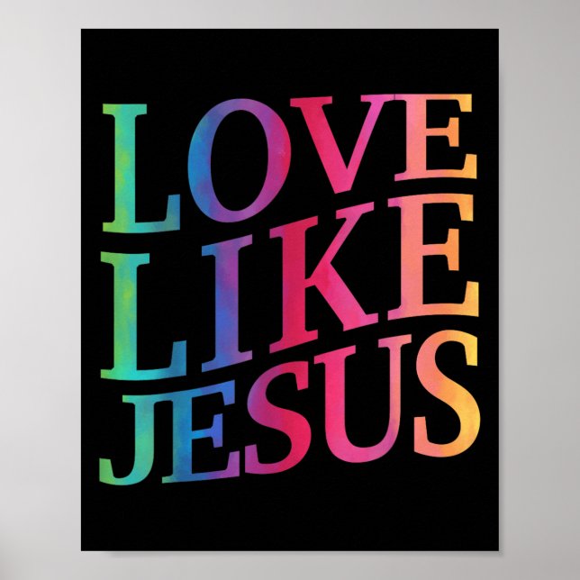 Toddler Love Like Jesus Christian God Son Sister G Poster (Front)