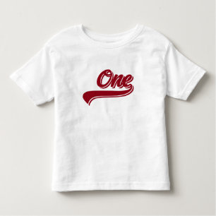Toddler ONE Year Baseball T-Shirt