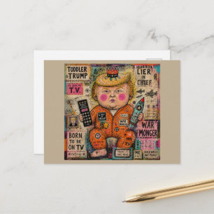 Toddler President Postcard