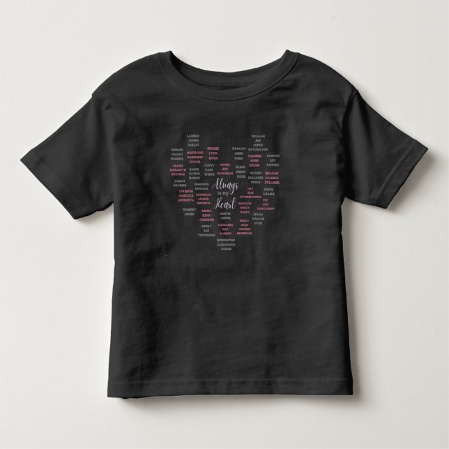 Toddler Remembrance T-shirt (Front)