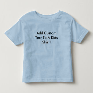 Toddler Ringer Shirt with Custom Text