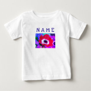 Toddler Ruffle Tee HAPPY SEED KIDS POPPY & NAME