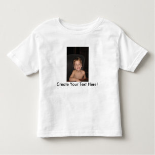 Toddler Shirt With Custom Picture and Text