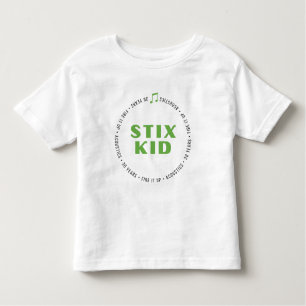 TODDLER - Stix Kid front/back (white/light colours Toddler T-Shirt