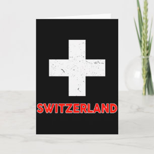 Toddler Swiss-shirt Switzerland Flag Baby Kids Boy Card