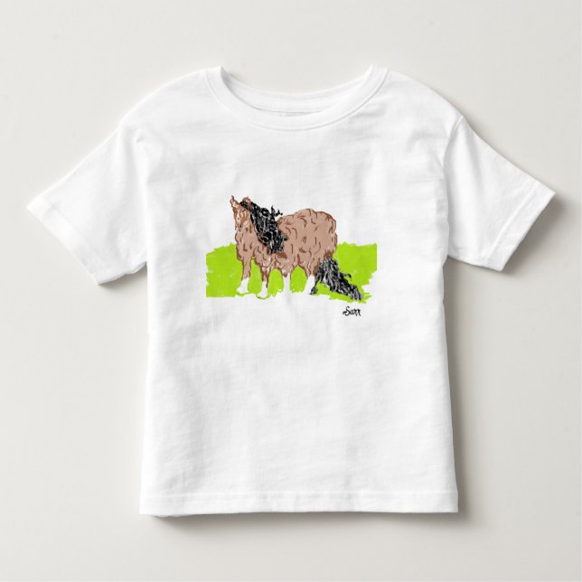 Toddler T-Shirt : A Scottsdale Horse (Front)