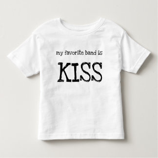 Toddler T-Shirt "my favourite band is KISS"