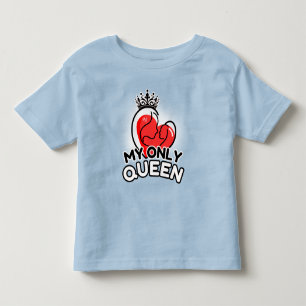 Toddler T-Shirt : My Only Queen (blue)