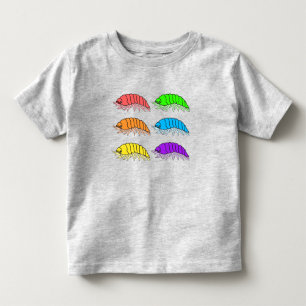 Toddler T-Shirt - Rainbow Pill Bugs (vivid)