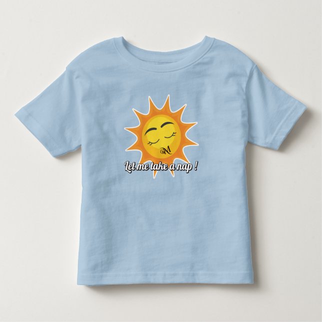Toddler T-Shirt : Take a Nap (blue) (Front)