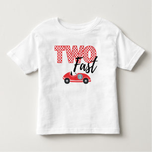 Toddler T-Shirt, TWO Fast 2nd Birthday Tee
