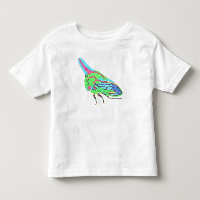 Toddler T-Shirt (white) - Oak Treehopper (Front)