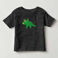 Toddler T-Shirt with a cartoon Triceratops
