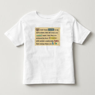 Toddler t-shirt with a declaration.
