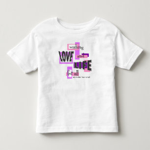 Toddler t-shirt with a pro-life message.