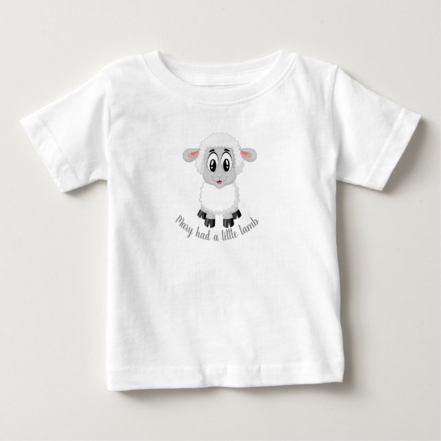 Toddler t-shirt with Baby Lamb (Front)