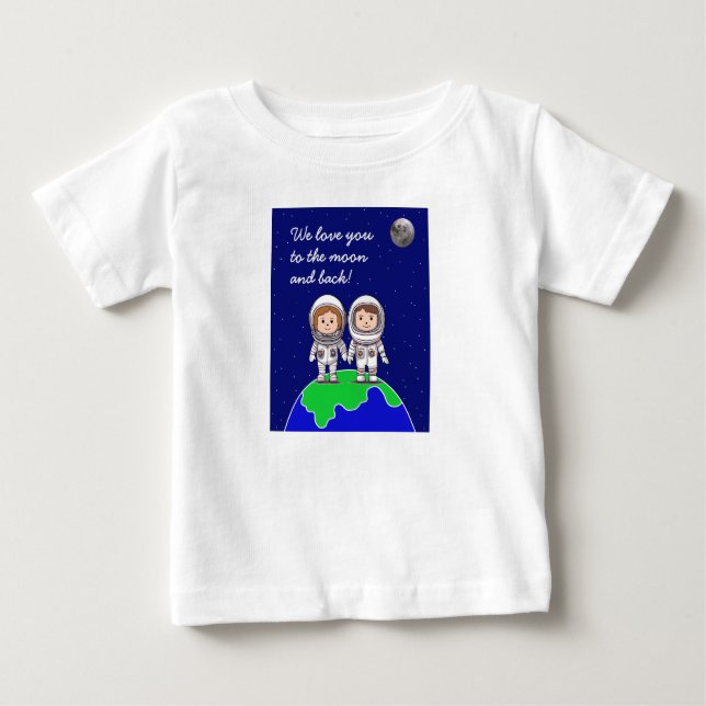 Toddler T- shirt with Mum and Dad by Jo Images (Front)
