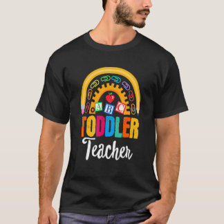 Toddler Teacher Preschool Rainbow Pencil Back To S T-Shirt