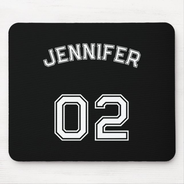 Toddler Teen Girl Name Jersey Number Nk Srts  Mouse Pad (Front)