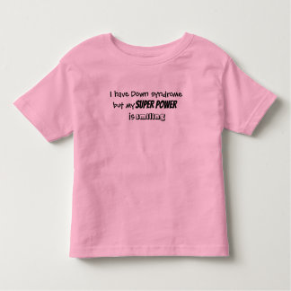 Toddler Tshirt "...my super power is smiling"