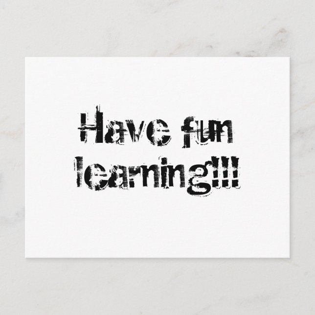 Toddler tutor Learning Centre Postcards (Front)