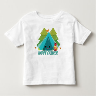 Toddler unisex happy camper t-shirt