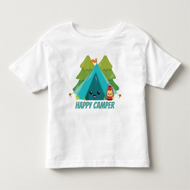 Toddler unisex happy camper t-shirt (Front)