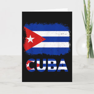 Toddler White Cuban La Cubanita Cuba Flag Hispanic Card