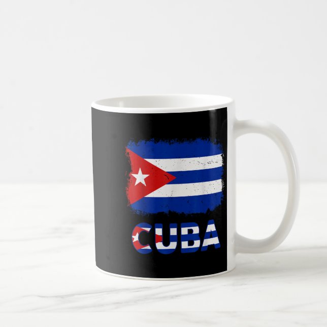 Toddler White Cuban La Cubanita Cuba Flag Hispanic Coffee Mug (Right)