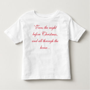 TODDLER XMAS TEE-design on front and back! Toddler T-Shirt