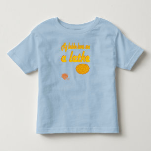 Toddlers' Hanukkah Shirt - "Bubbe loves me a latke