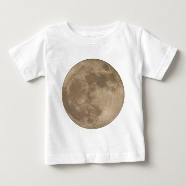 Toddler's Moon Shirt Baby Full Moon Shirts Gifts (Front)