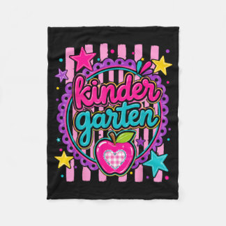Toddlert Kindergarten Boys Girls First Day Of Fleece Blanket