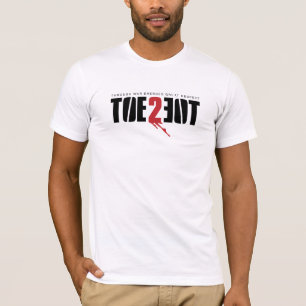 TOE2TOE Logo on WHITE T-Shirt
