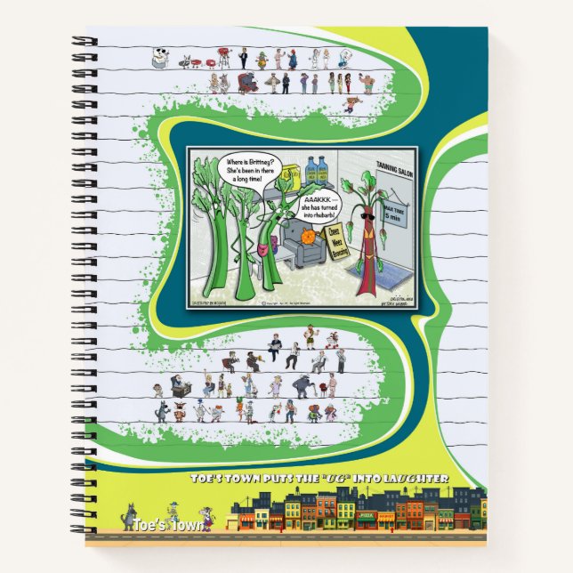 Toe’s Town Comic | Spiral Notebook (Front)