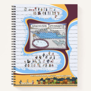 Toe’s Town Comic Spiral Notebook