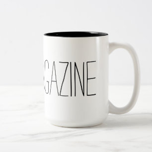 Toes Magazine Mug! Two-Tone Coffee Mug