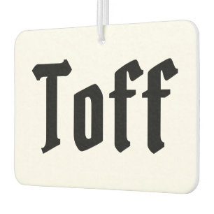 Toff Car Air Freshener