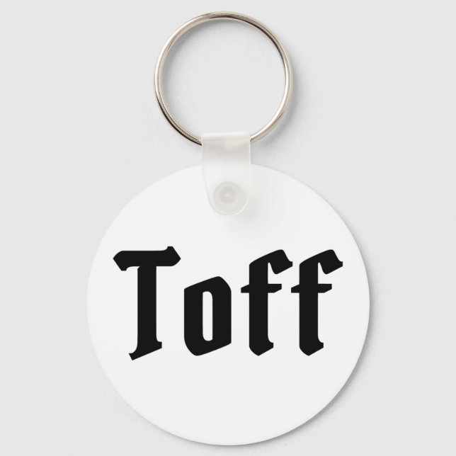 Toff Key Ring (Front)