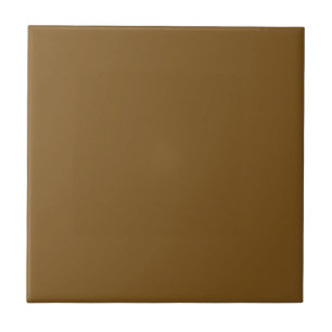 Toffee Crunch Solid Colour   Classic Elegant Ceramic Tile