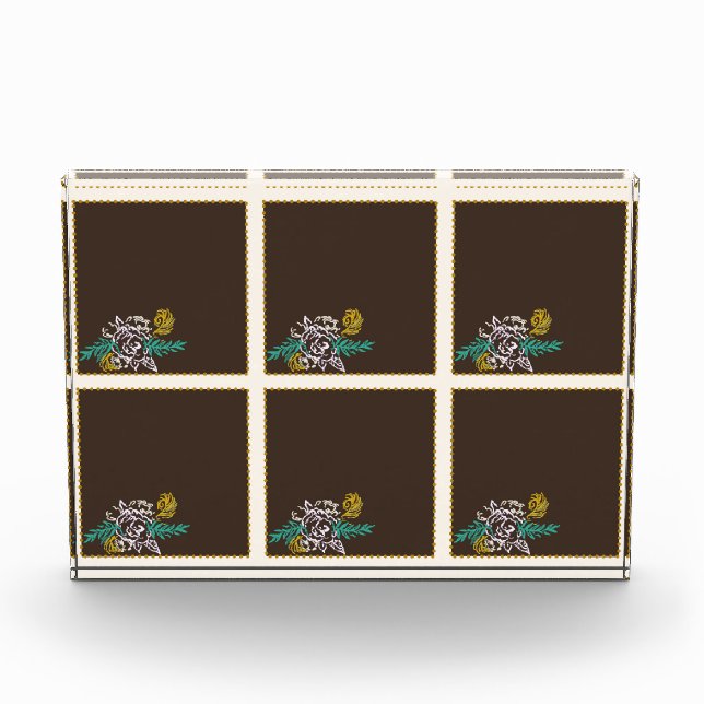 Toffee Rose Photo Block (Front)