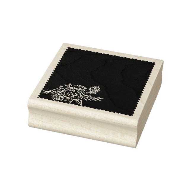 Toffee Rose Rubber Stamp (Stamp)