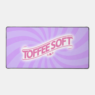 ToffeeSoft Logo Desk Mat - Pink