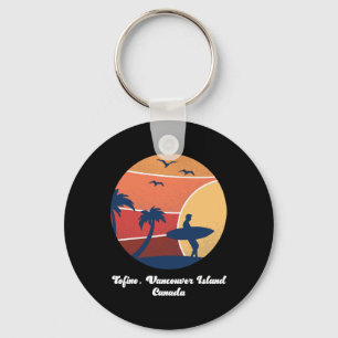 Tofino Vancouver Island Canada Surfing Vintage Sur Key Ring